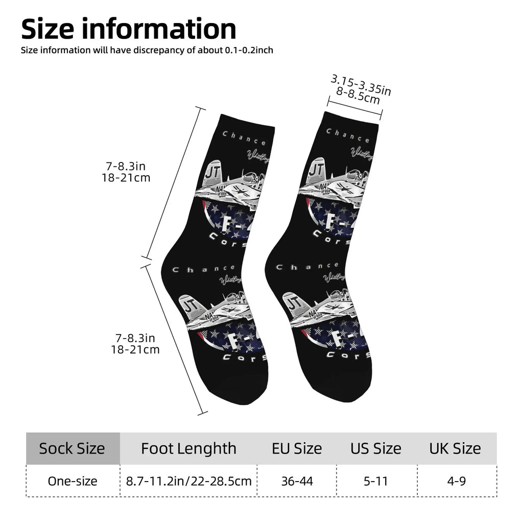 Flying Fortress  Socks  Male Mens Women Winter Stockings Polyester