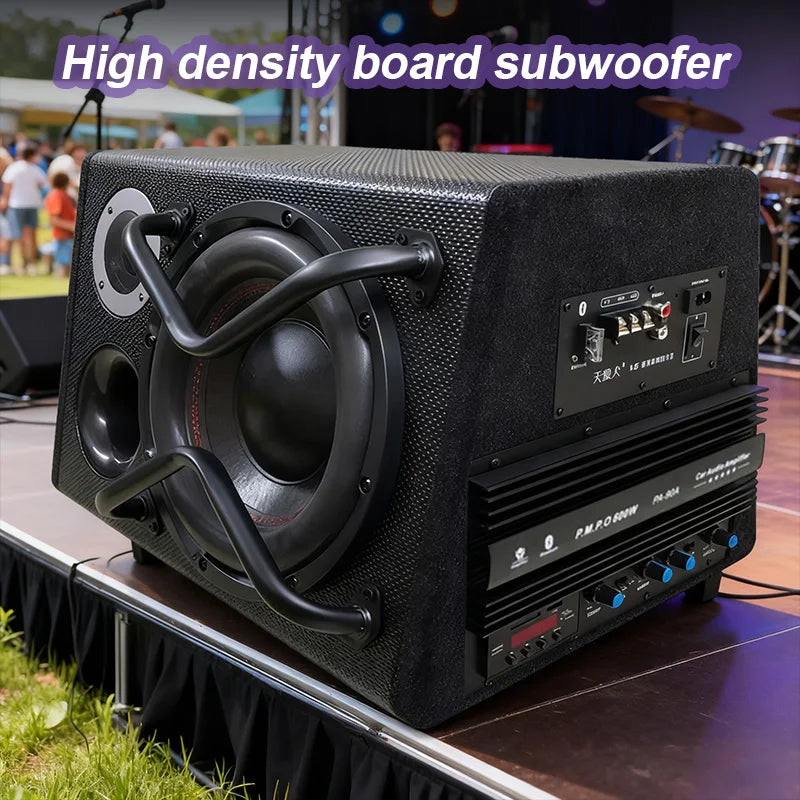Car Audio Subwoofer 10 Inch Active 4ohm Bluetooth 5.0 Powerful 200W Sound Box MP3/USB/SD For Cars Sound System