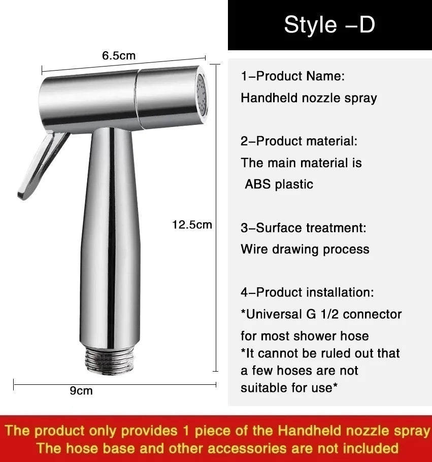 Bathroom Toilet Faucet Extension Hose External Bidet Sprayer Pressurized Water Pipe Flush Extension for Toilet