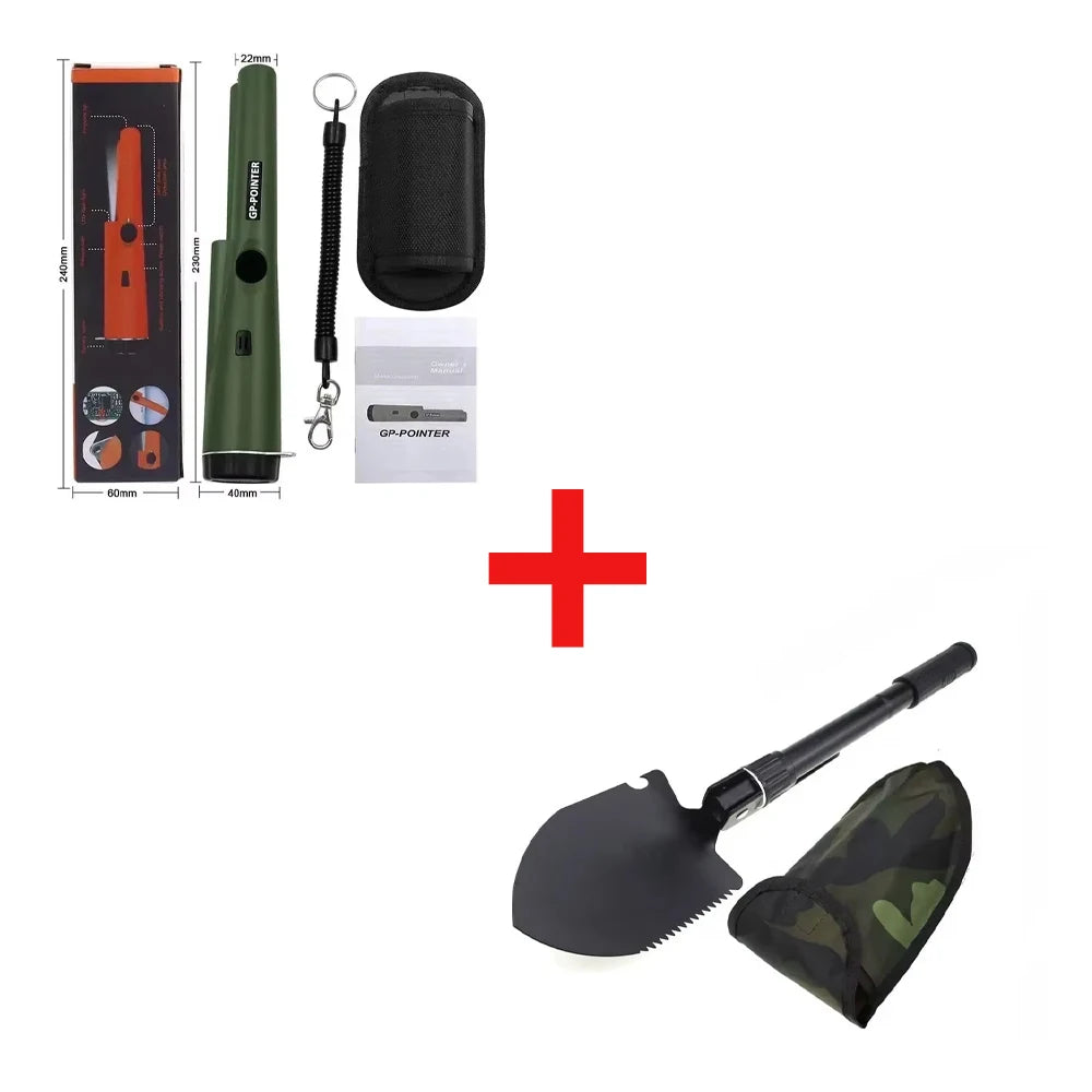 New High Quality Handheld Metal Detector GP-pointer Waterproof Positioning Rod Detecting With Bracelet LED Lights