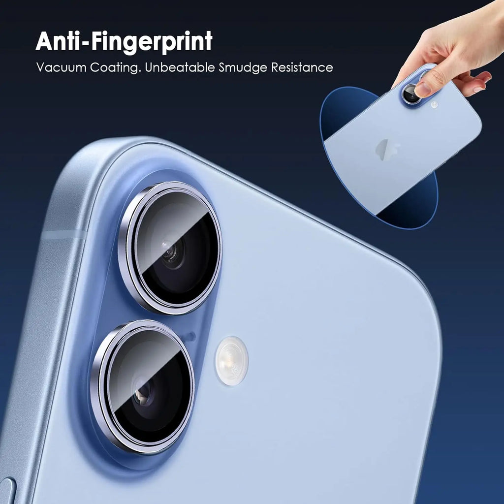 Aluminium Alloy Protector For IPhone 17 Camera Lens Protector HD Tempered Glass Cover Metal Lens Screen Protective Ring