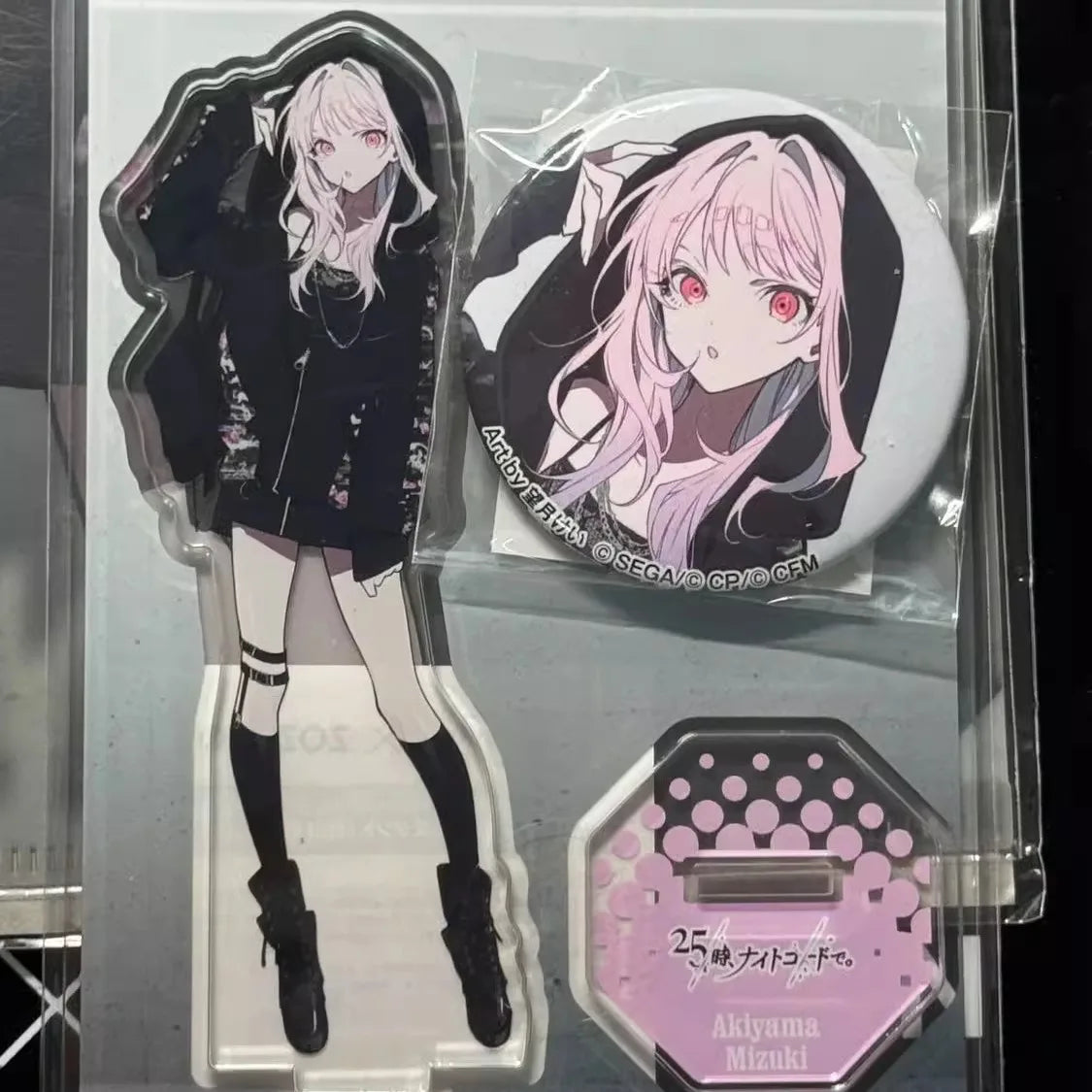 Anime AKIYAMA MIZUKI Series Character Acrylic High-Definition Standing Sign Collection Model Desk Display Gift