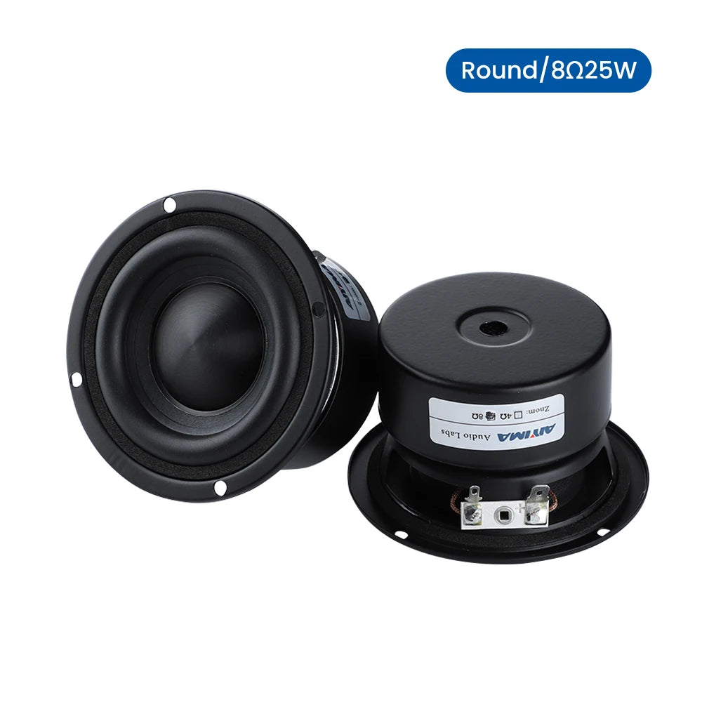 AIYIMA 2Pcs 3 Inch woofer Speakers Driver 4 8 Ohm 25W Audio Bass Loudspeaker DIY Home Theater Sound Amplifier Speaker Unit