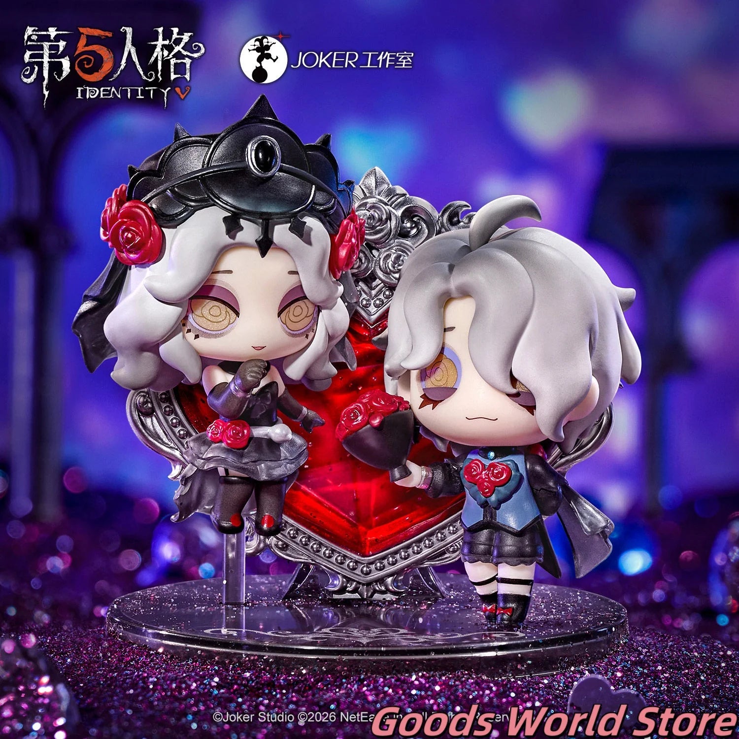 In stock Ada Mesmer Psychologist Emil Patient Figurine Model Ornament Original Merch Identity V Anime Doujin Halloween Gift