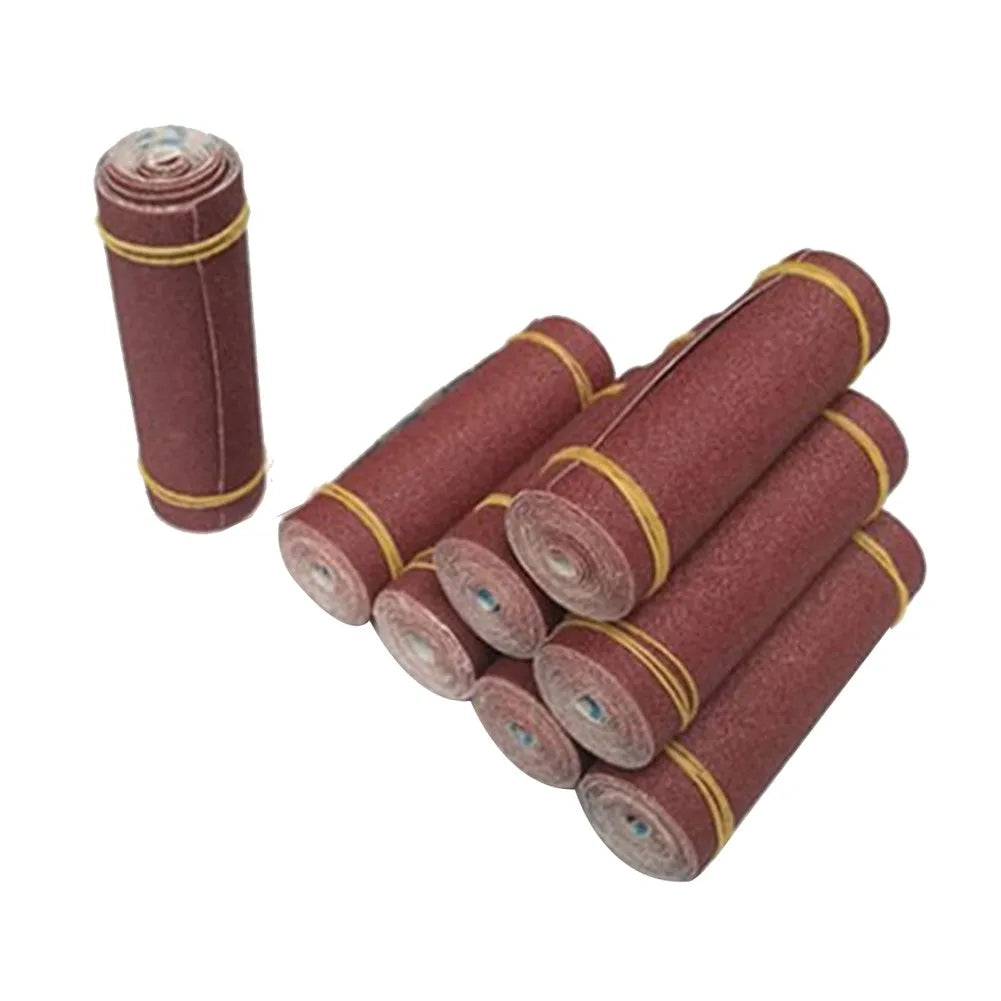 1 Roll 1M Sandpaper Emery Cloth 100mm Width 80/120/180/240/320/600 Grit Polishing Sandpaper for Woodcarving Root Carving