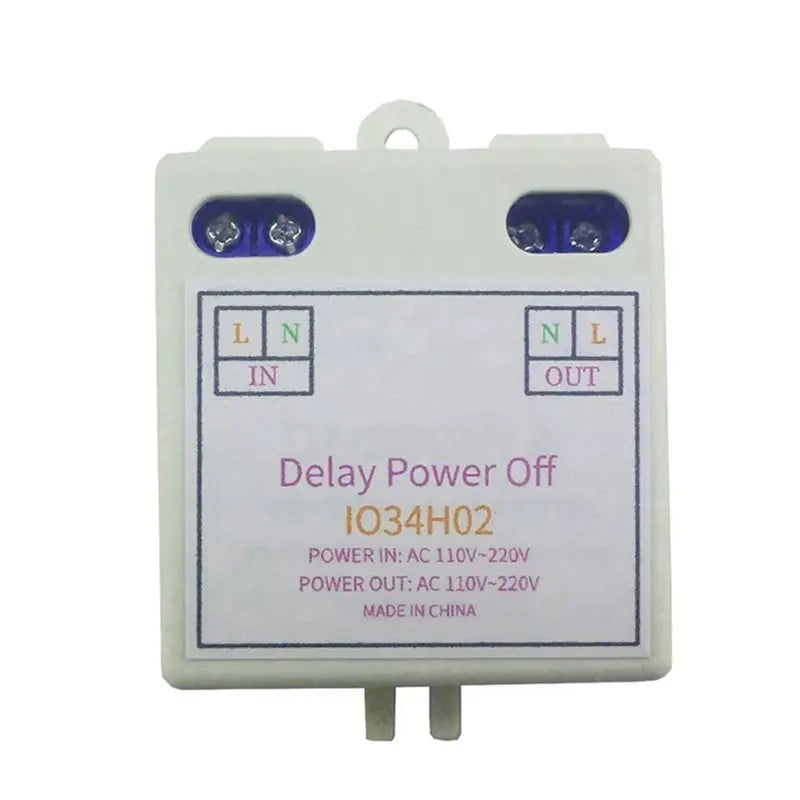 AS62 4X AC 120V 220V Time Delay Relay Power On Delay OFF Switch 1-480Min Adjustable Delay Power OFF Automation Controller