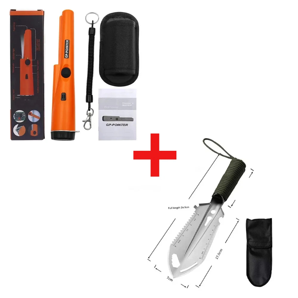 New High Quality Handheld Metal Detector GP-pointer Waterproof Positioning Rod Detecting With Bracelet LED Lights