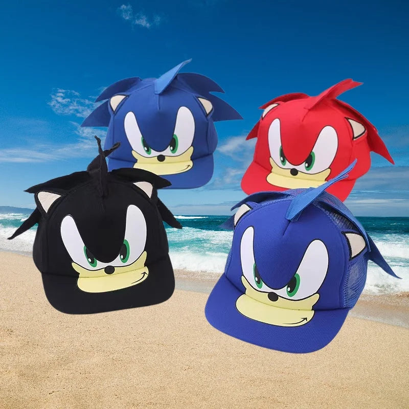 Children Hat Size Adjustable Cute Anime Supersonic Cartoon 3-7 Years Boys Girls Sun Hat Baseball Hat 52-54CM Charming Casual Hat