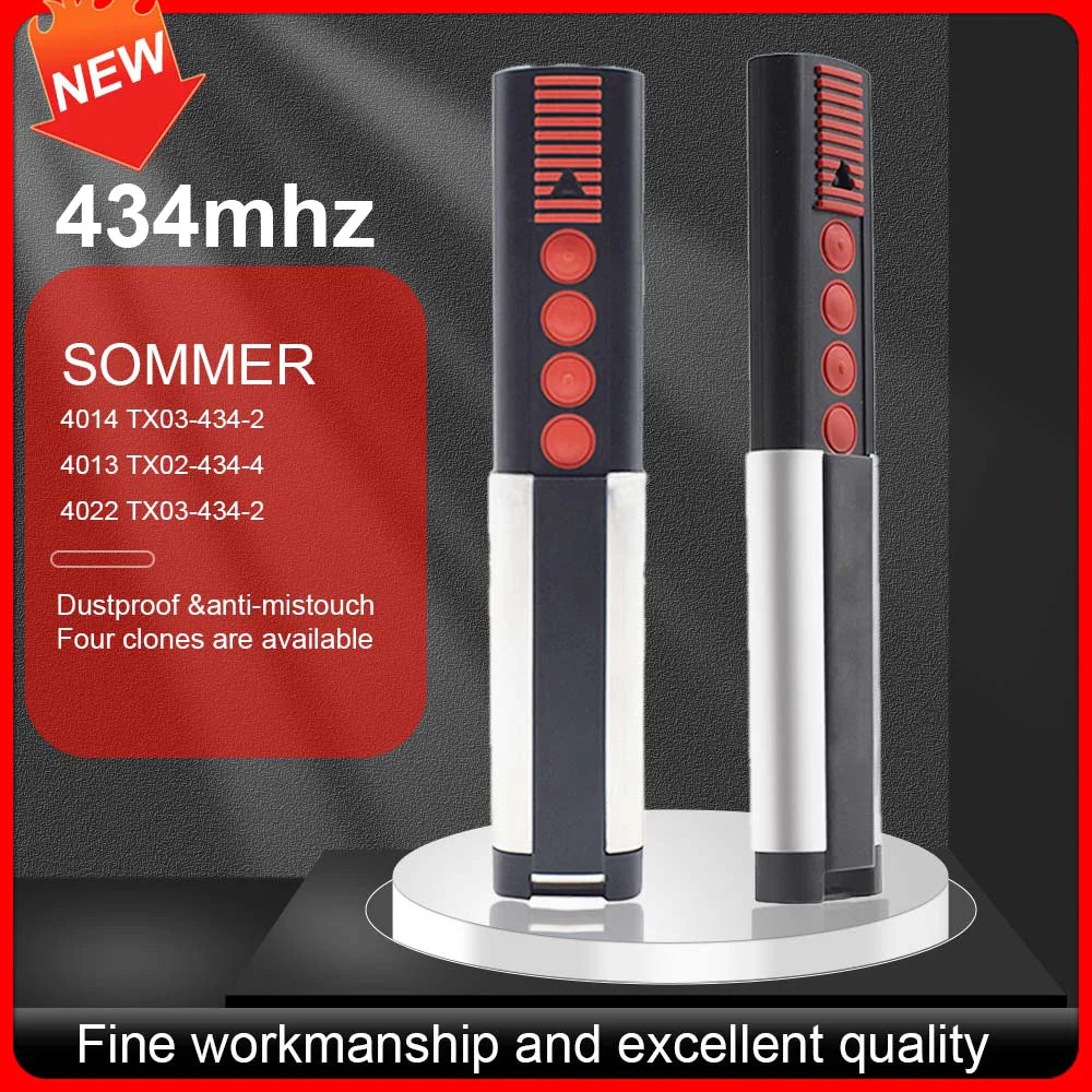 SOMMER Remote Control 434mhz TX03 TX02 434 4 2 XP 434 mhz 4014 4013 4022 434.42mhz Command SOMMER for Garage Gate Door