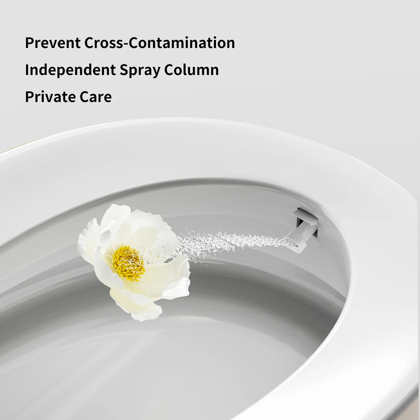 Home Hotel Sanitary Ware Electric Closestool Floor-Standing Ceramic One Piece Commode Self-Cleaning Nozzle Bathroom Toilet