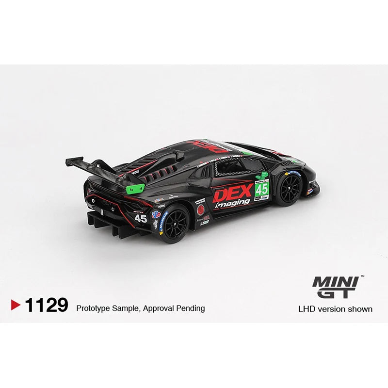 PreSale MINIGT 1129 1:64 Lamborghini Huracan GT3 EVO2 #45 DEX Imaging 2024 IMSA Daytona 24 Hrs Diecast Car Model Collection Toys