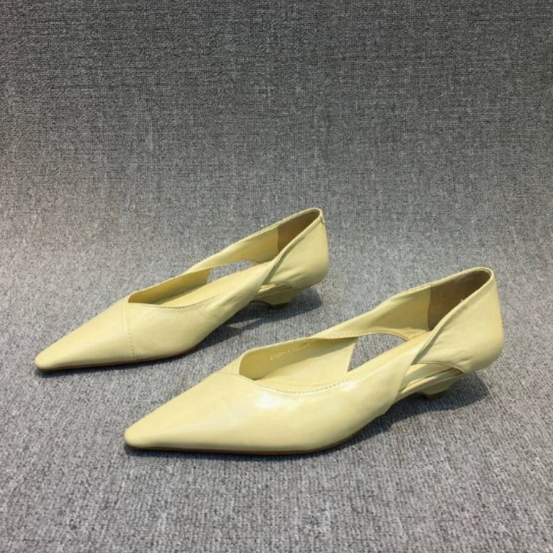 Woman Elegant French Square Toe Mary Janes Shoes Cute Casual Female Retro Low Heel Footwears Soft Soled Outdoor Dress Pumps