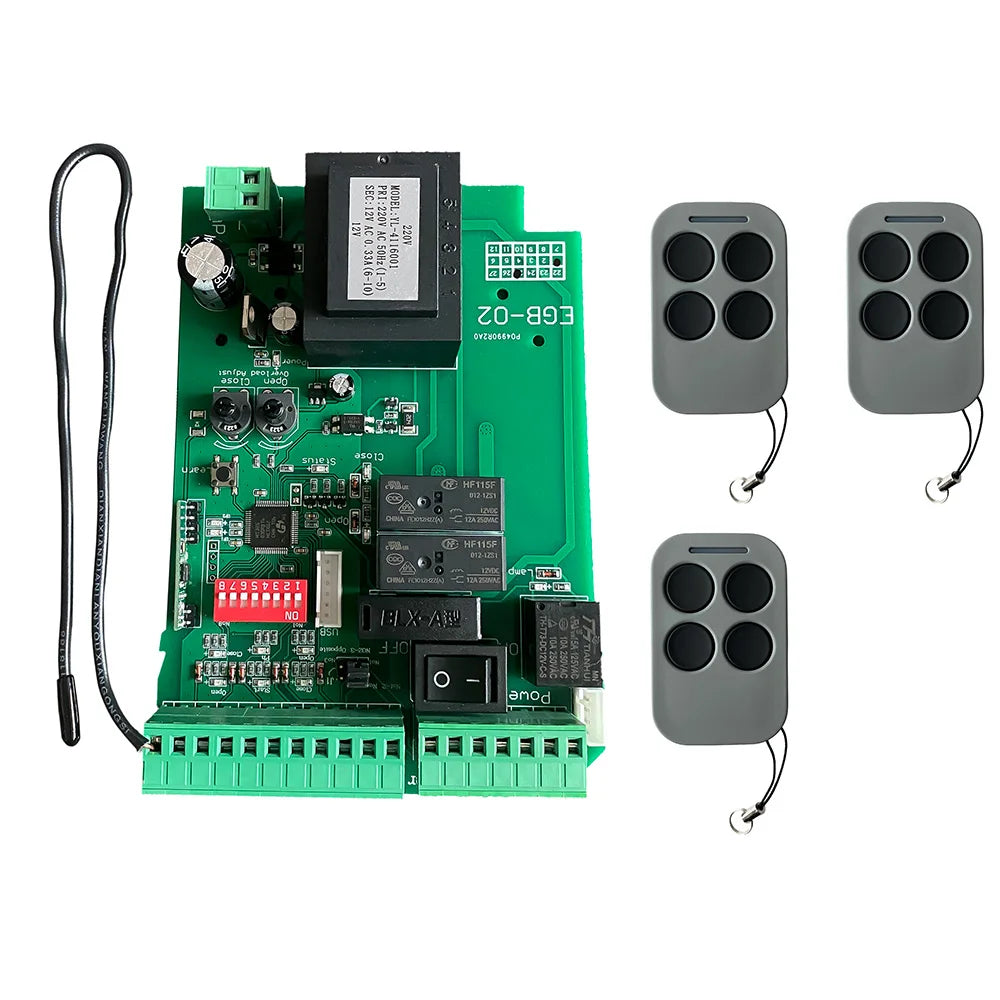 AC220V / AC230V Sliding Gate Opener Circuit Board Universal Sensitive Sliding Gate Motor Main Electronic Control Board