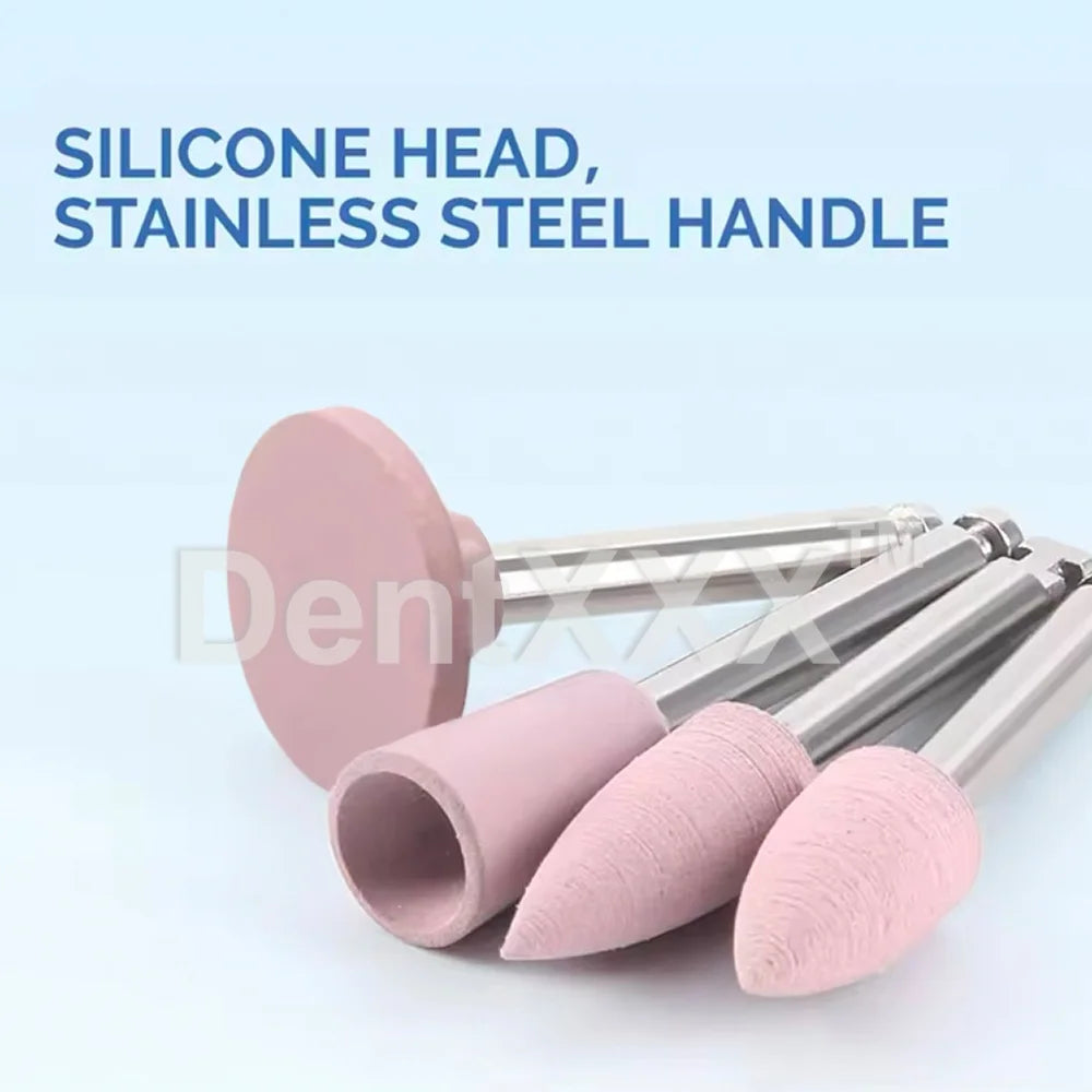 12Pcs Silicone Polishing Rubber Grinding Heads for Low-Speed Polishing
