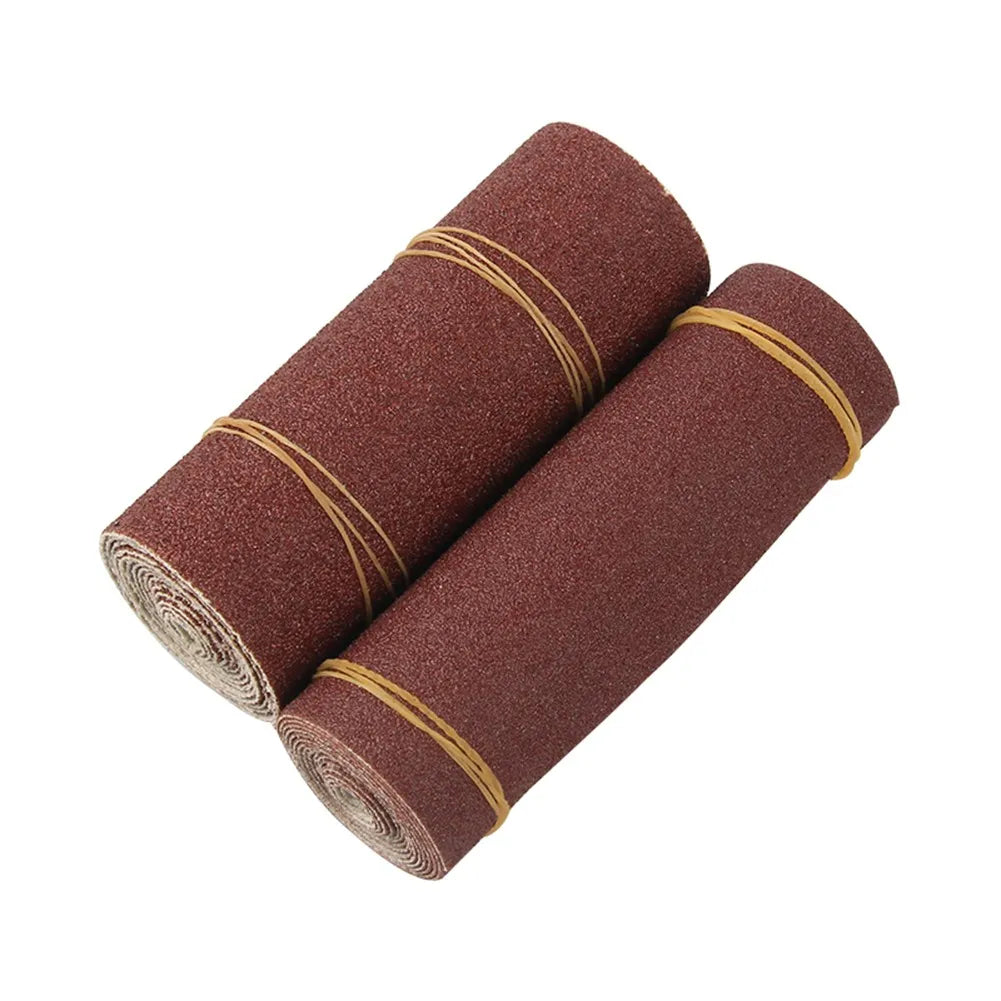 1 Roll 1M Sandpaper Emery Cloth 100mm Width 80/120/180/240/320/600 Grit Polishing Sandpaper for Woodcarving Root Carving