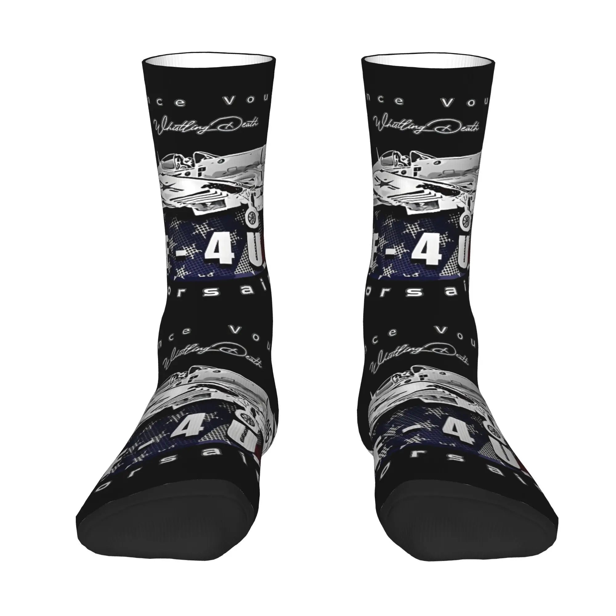 Flying Fortress  Socks  Male Mens Women Winter Stockings Polyester