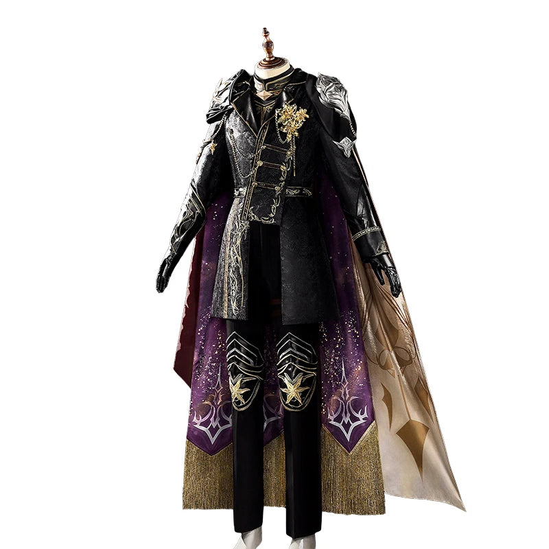 UWOWO Collab Series:Game Love and Deepspace Xavier King of Darknight Cosplay Costume S-2XL Halloween Costume
