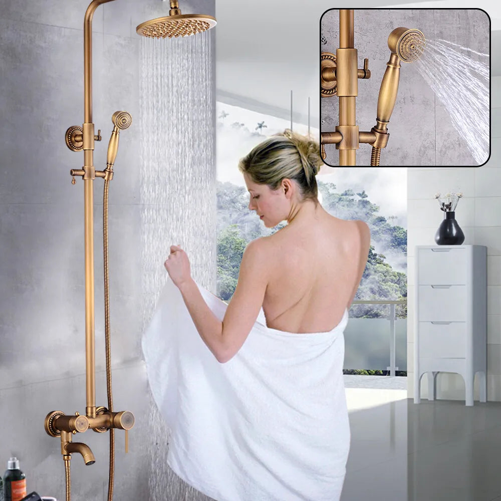 Praktisches Duschset Mit Höhenverstellbarem Hand-Spray-Halter (85-110cm), 1,5m/4,92ft Langem Schlauch (Maximale Flexibilität)