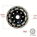 Diamond cup Concrete Grinding wheel 125mm 100mm Double Row Diamond Angle Grinder Cup Disc for Concrete Stone Ceramic Turbo