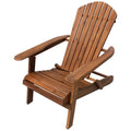 Wooden, foldable garden chair