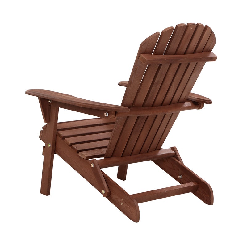 Wooden, foldable garden chair
