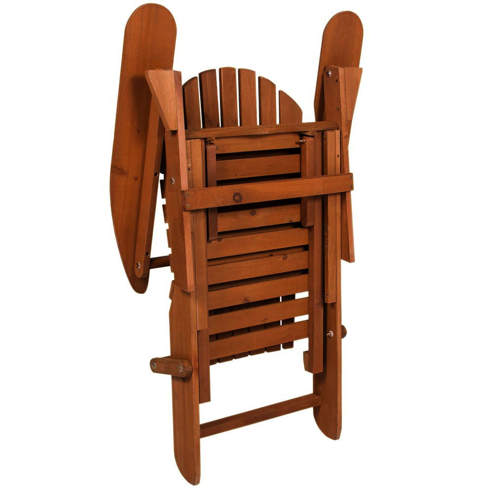 Wooden, foldable garden chair