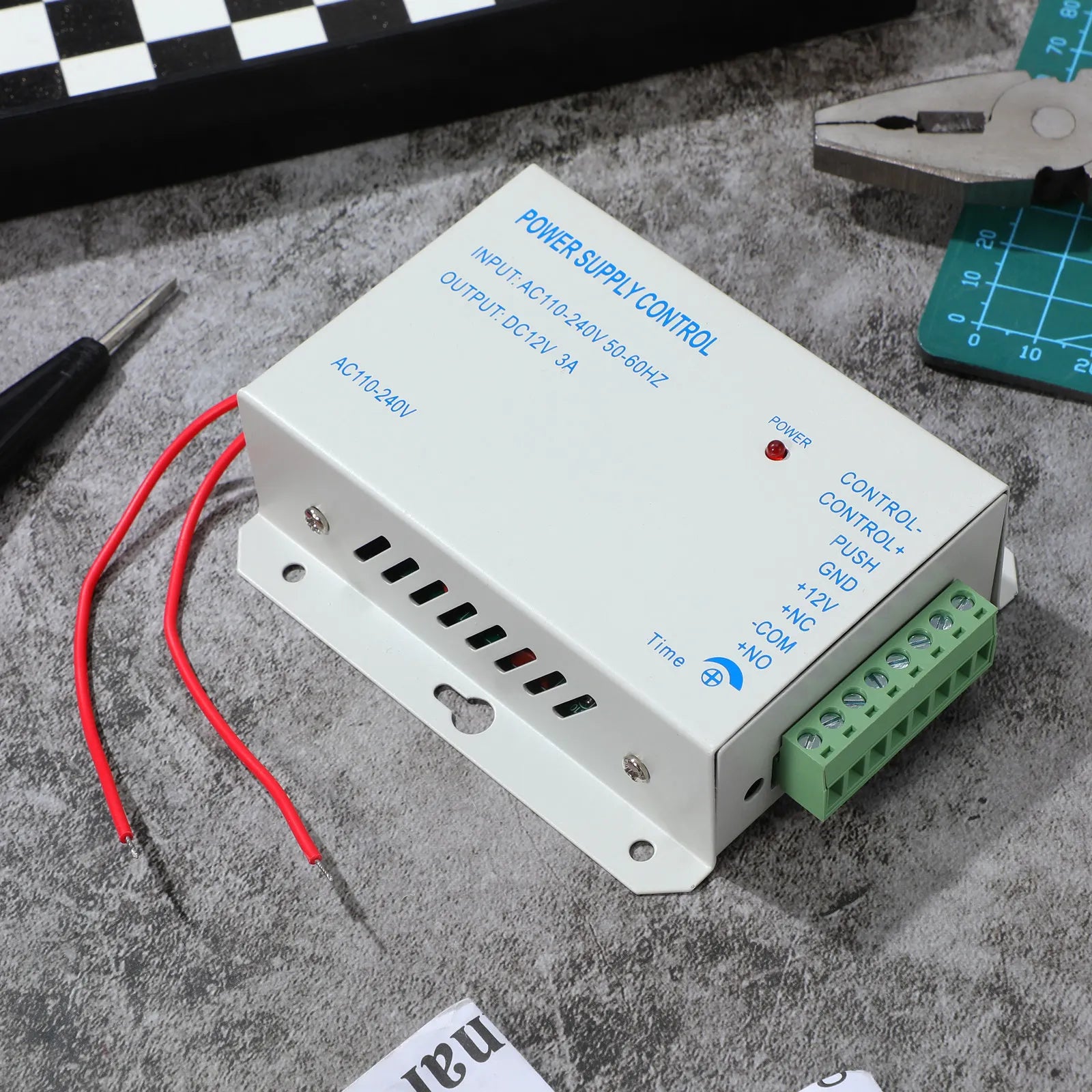 Access Control Power Controller 12V Voltage Electric Lock Supply Door System Overload Protection Short Circuit Auto
