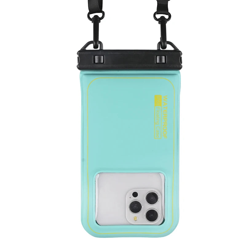 HAISSKY Sponge Float Waterproof Swimming Bags Crossbody Travel Surfing Storage Pouch For iPhone 17 16 Pro Max 15 Samsung Xiaomi
