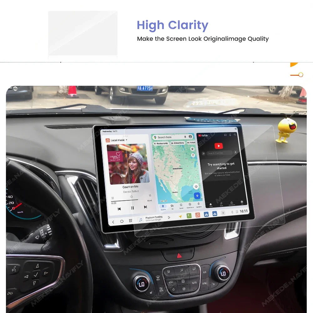 Protector Film Sticker for 11.5 / 13 Inch Car Radio Multimedia Video Player Navigation GPS Display LCD Screen Glass Protective