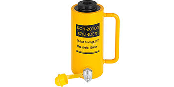 SucceBuy 20T/30T/60T Hollow Plunger Hydraulic Cylinder Jack Single Acting Ram Cylinder 100mm Heavy Duty Lifting Tool