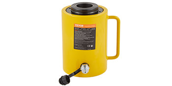 SucceBuy 20T/30T/60T Hollow Plunger Hydraulic Cylinder Jack Single Acting Ram Cylinder 100mm Heavy Duty Lifting Tool