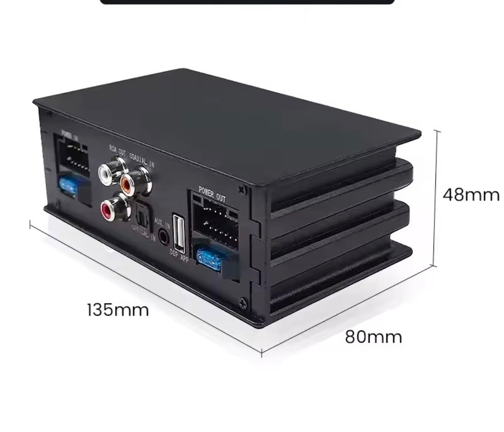 Dsp plug play 4x50w+app control